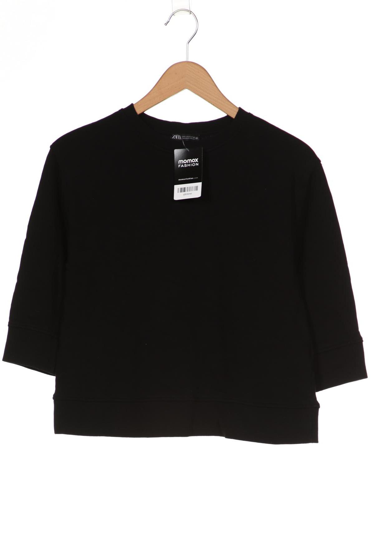 

ZARA Damen Sweatshirt, schwarz