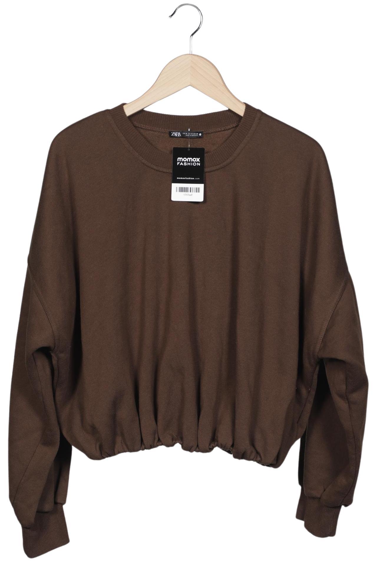 

Zara Damen Sweatshirt, braun, Gr. 38