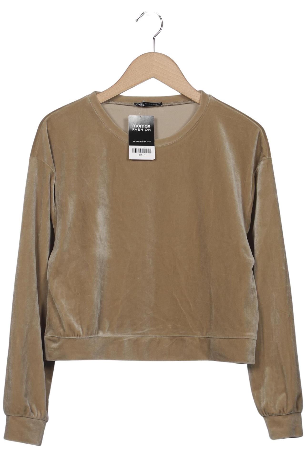 

Zara Damen Sweatshirt, beige, Gr. 36