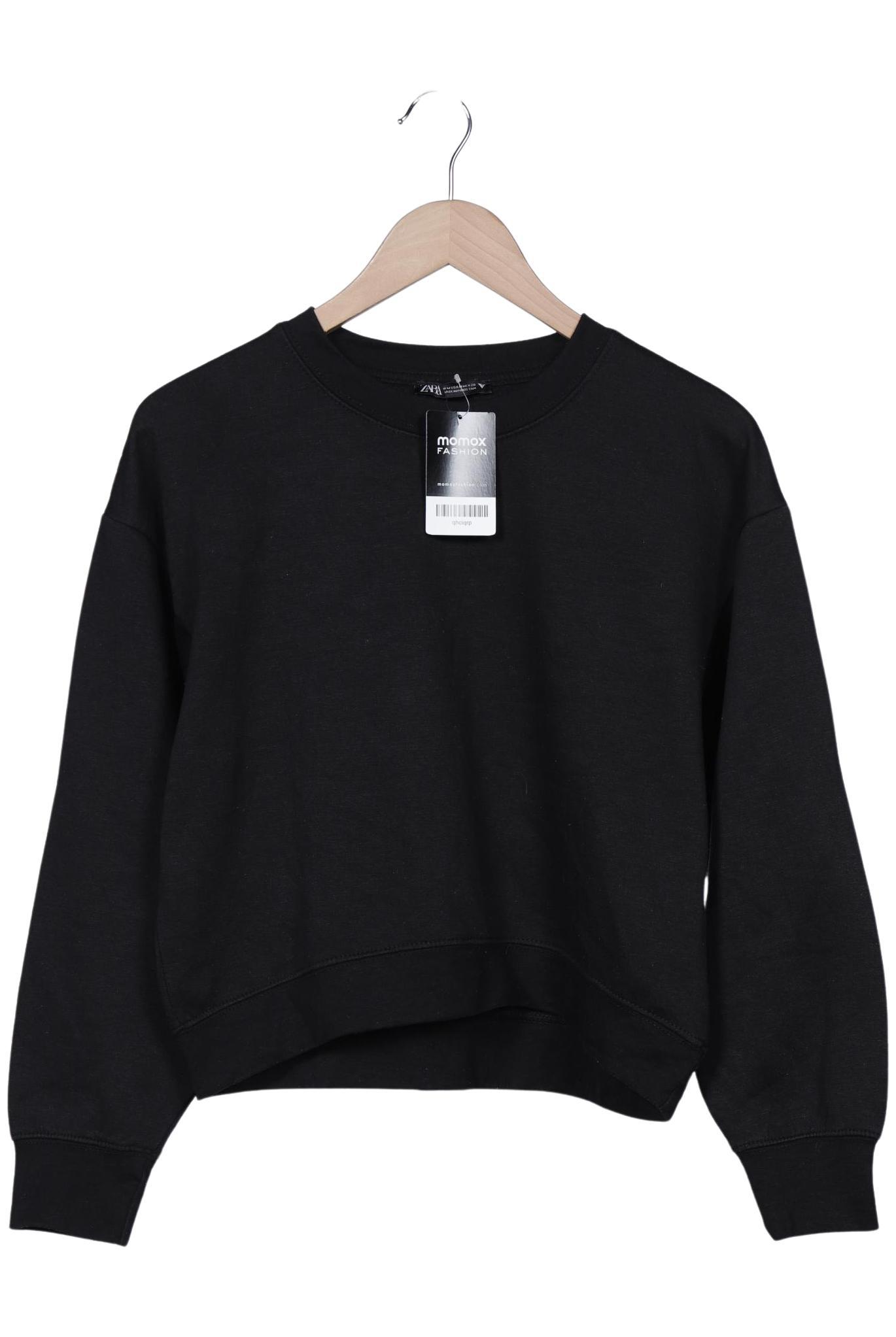 

Zara Damen Sweatshirt, schwarz, Gr. 38
