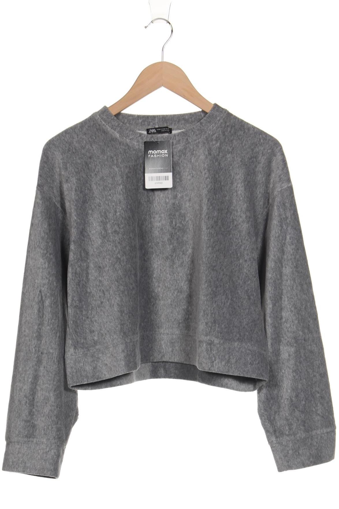 

Zara Damen Sweatshirt, grau, Gr. 38
