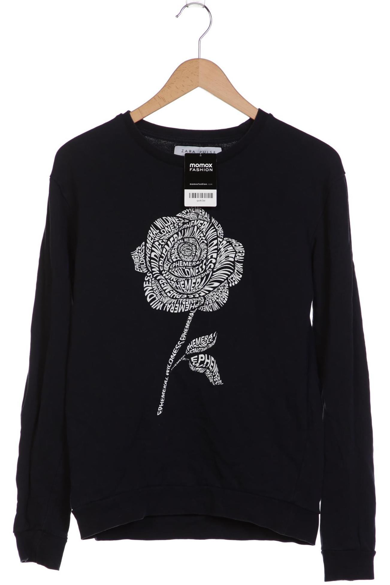 

Zara Damen Sweatshirt, marineblau, Gr. 40