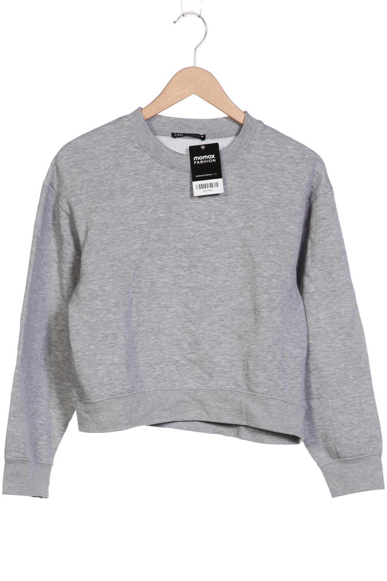 

ZARA Damen Sweatshirt, grau