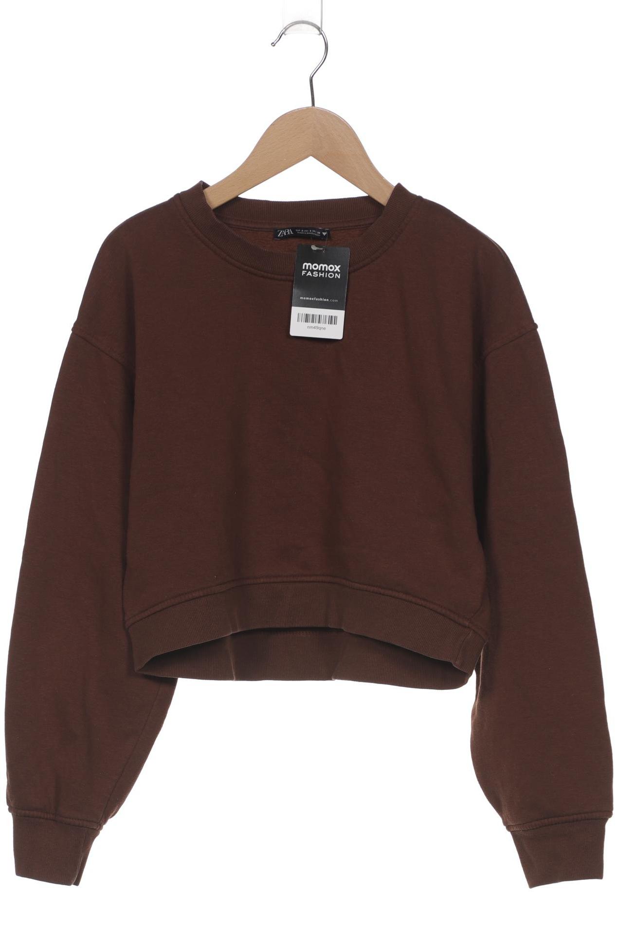 

Zara Damen Sweatshirt, braun, Gr. 36