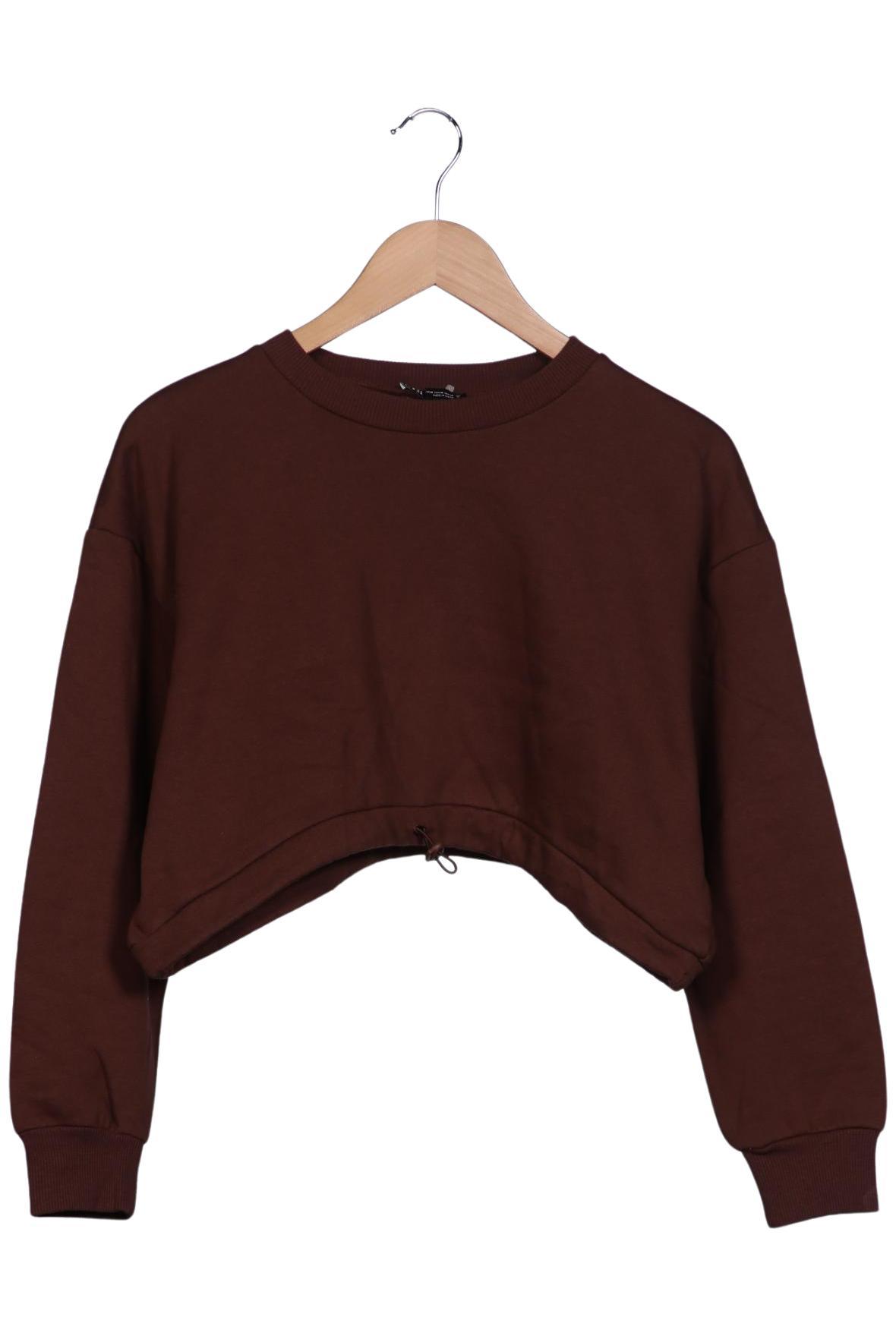 

Zara Damen Sweatshirt, braun, Gr. 38