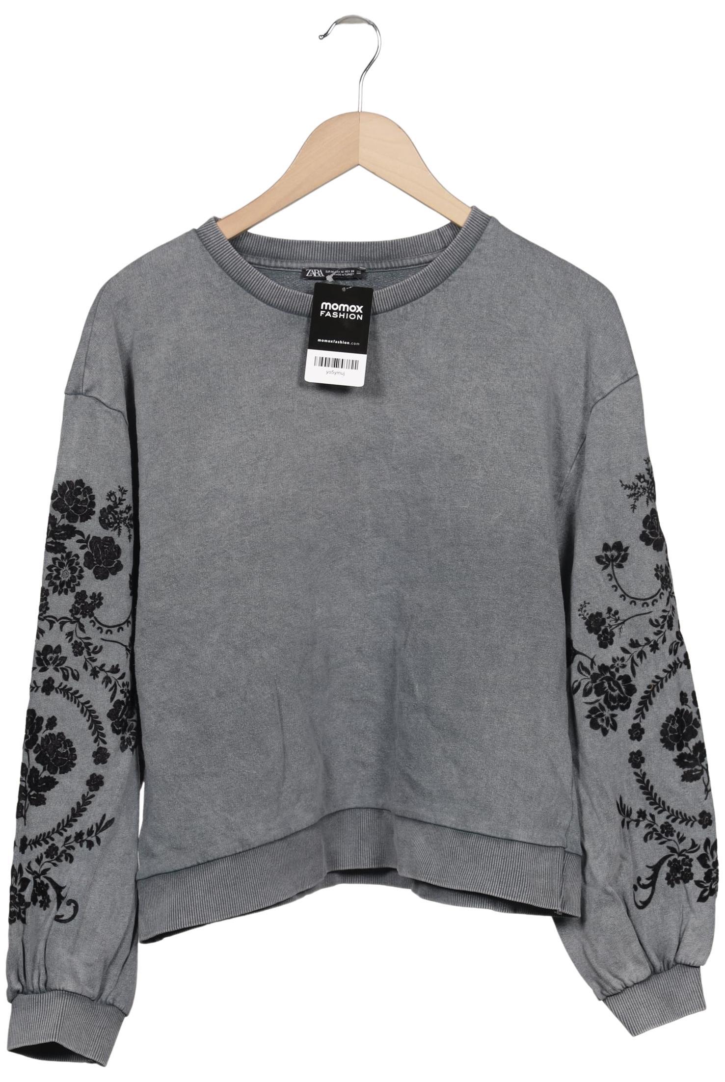 

Zara Damen Sweatshirt, grau, Gr. 38