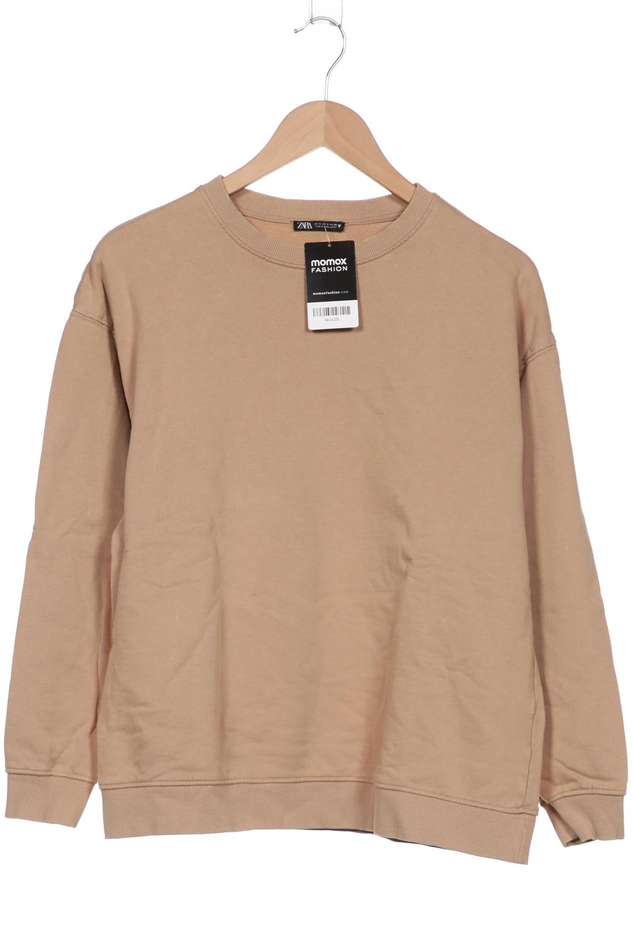 

Zara Damen Sweatshirt, beige, Gr. 36