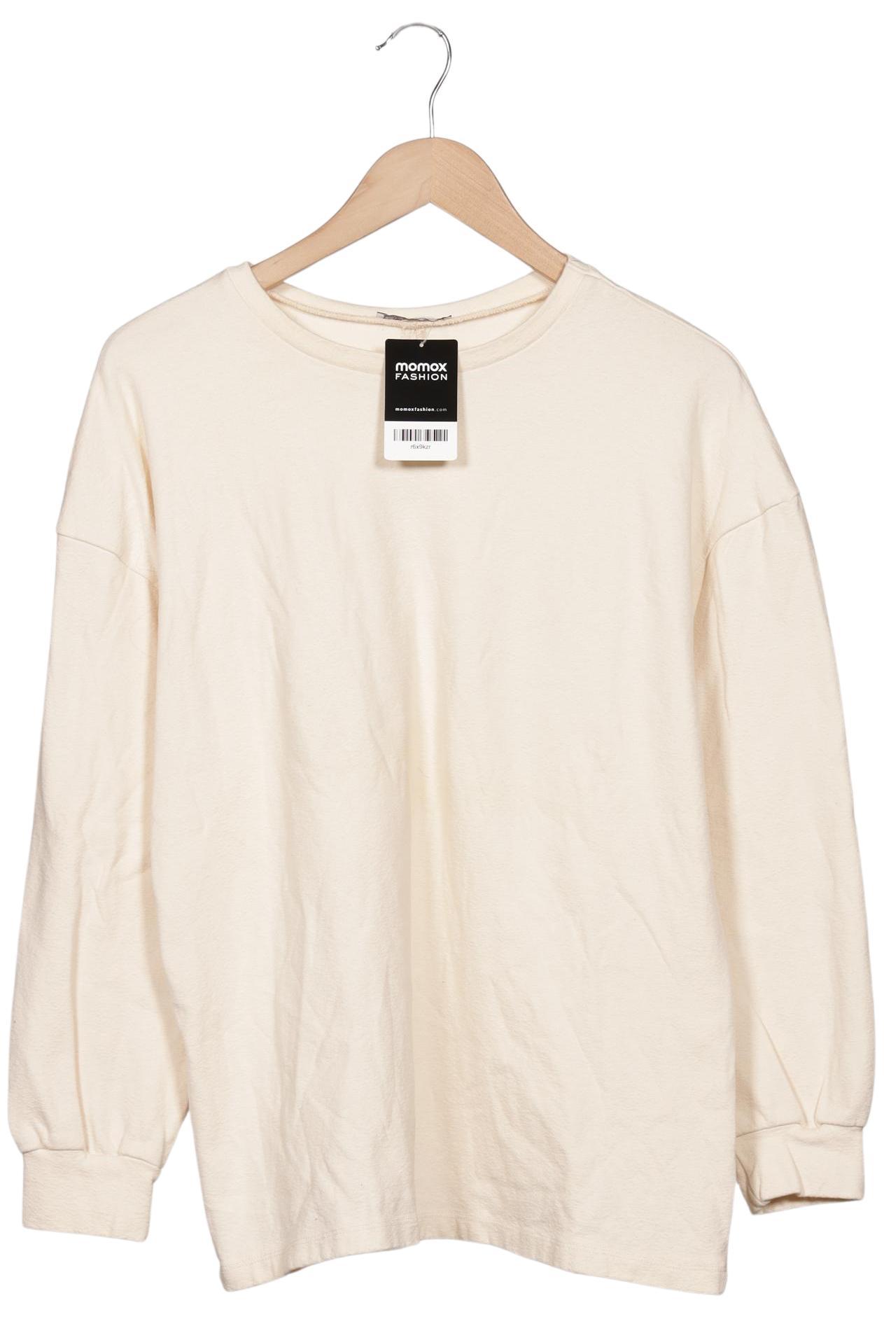 

Zara Damen Sweatshirt, cremeweiß, Gr. 36