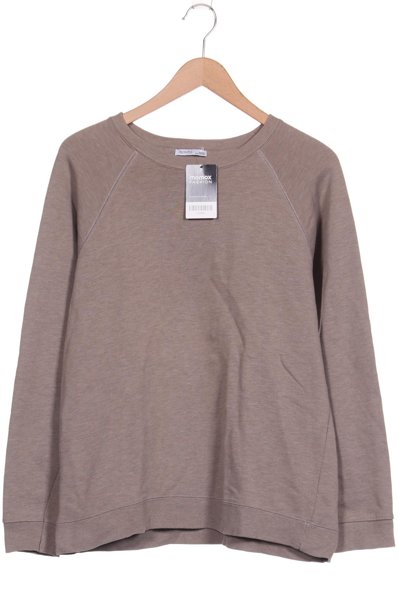 

ZARA Damen Sweatshirt, beige
