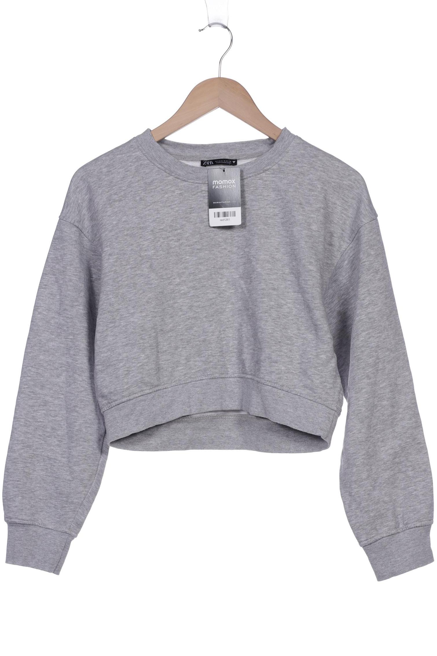 

ZARA Damen Sweatshirt, grau