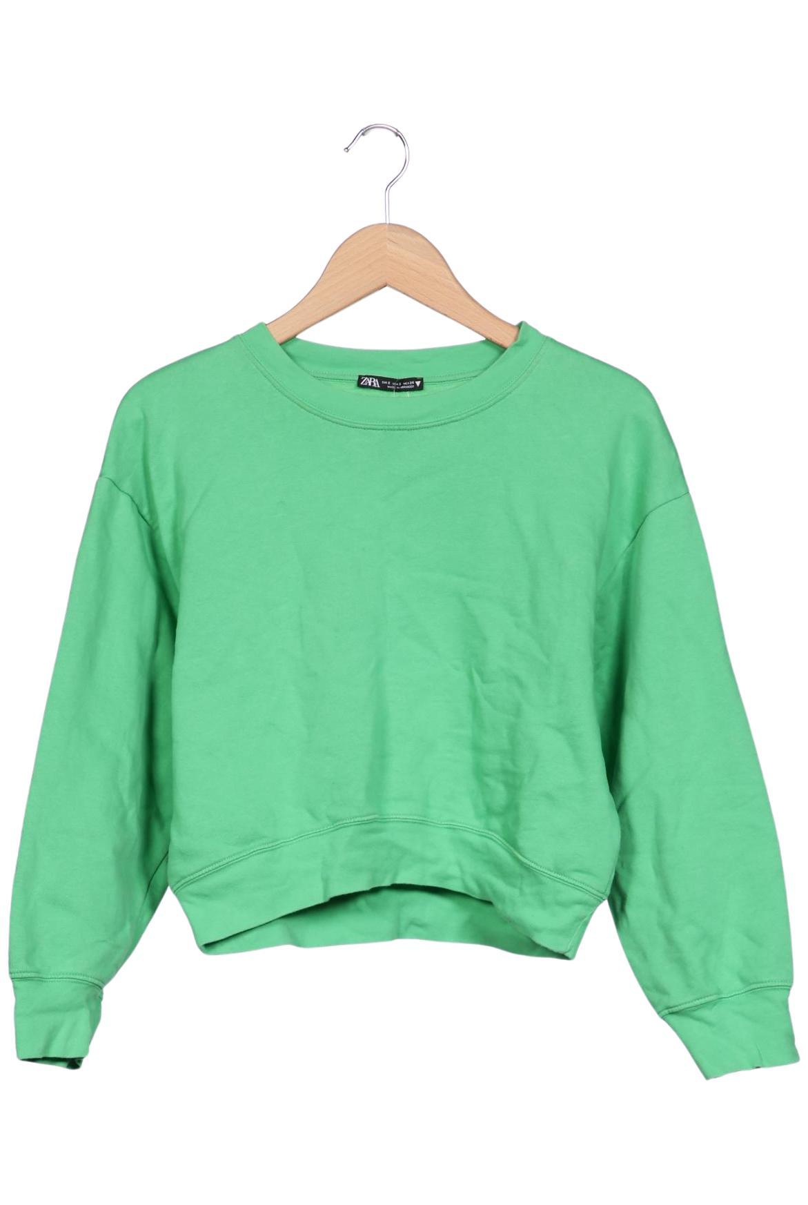 

Zara Damen Sweatshirt, grün, Gr. 36
