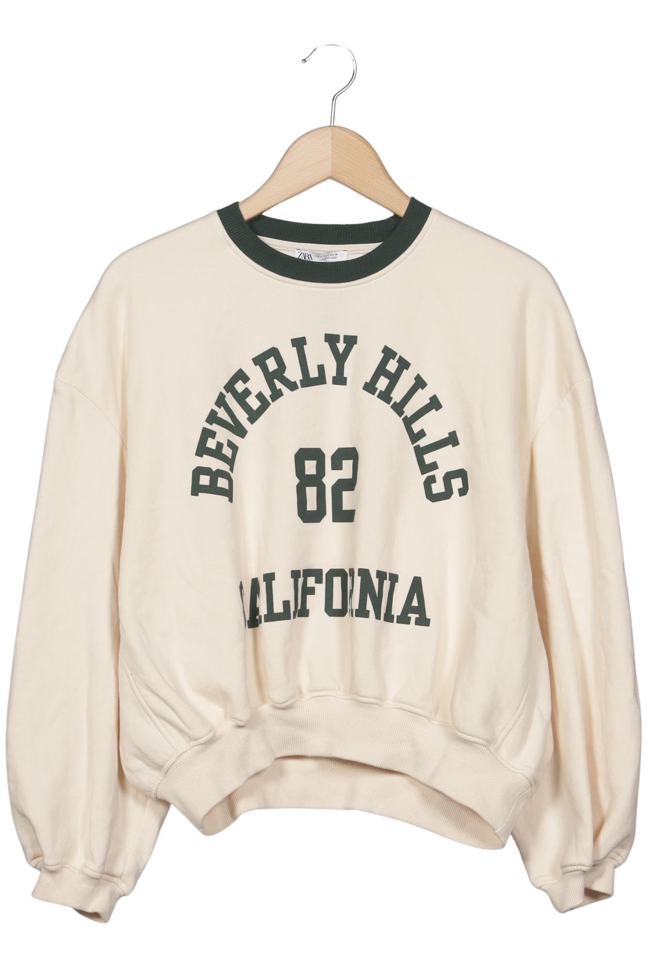 

Zara Damen Sweatshirt, mehrfarbig, Gr. 36