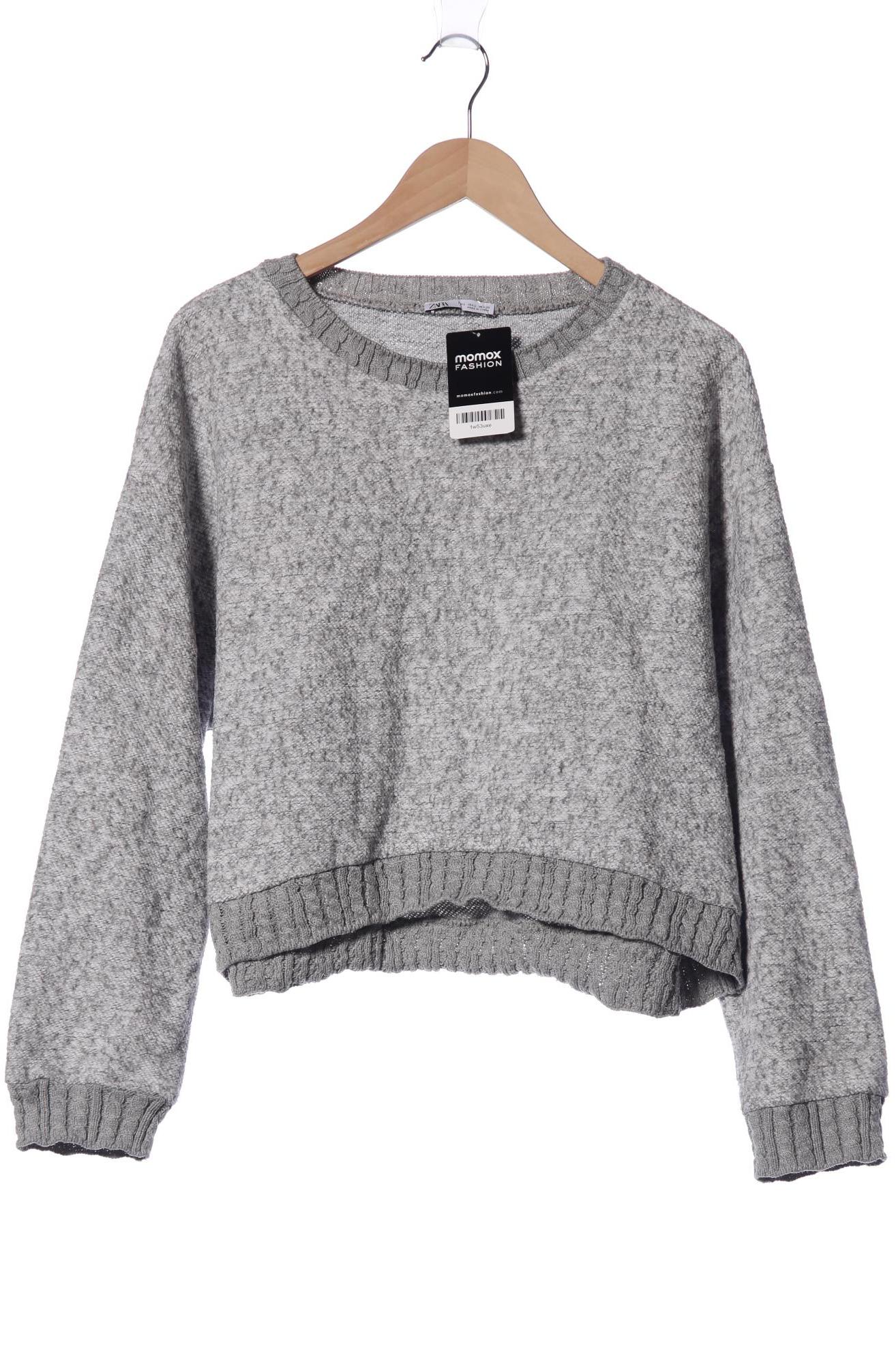 

ZARA Damen Sweatshirt, grau