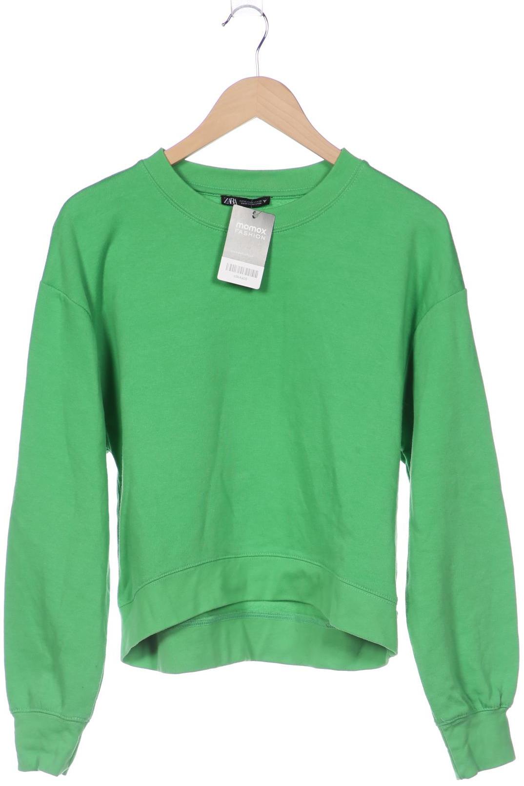 

ZARA Damen Sweatshirt, grün