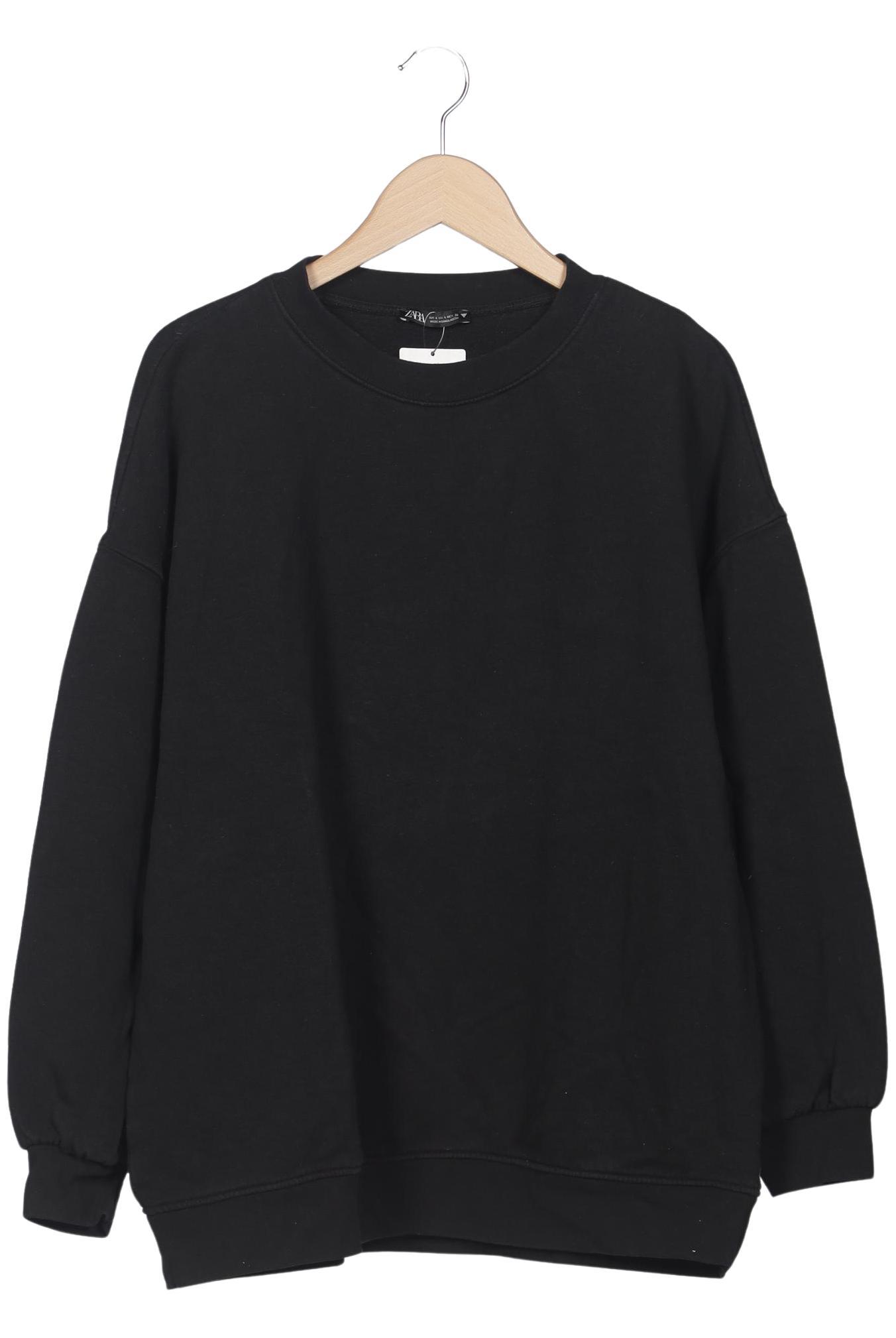 

Zara Damen Sweatshirt, schwarz, Gr. 42