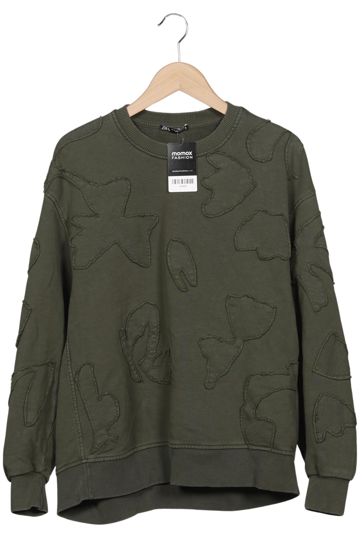 

Zara Damen Sweatshirt, grün, Gr. 38