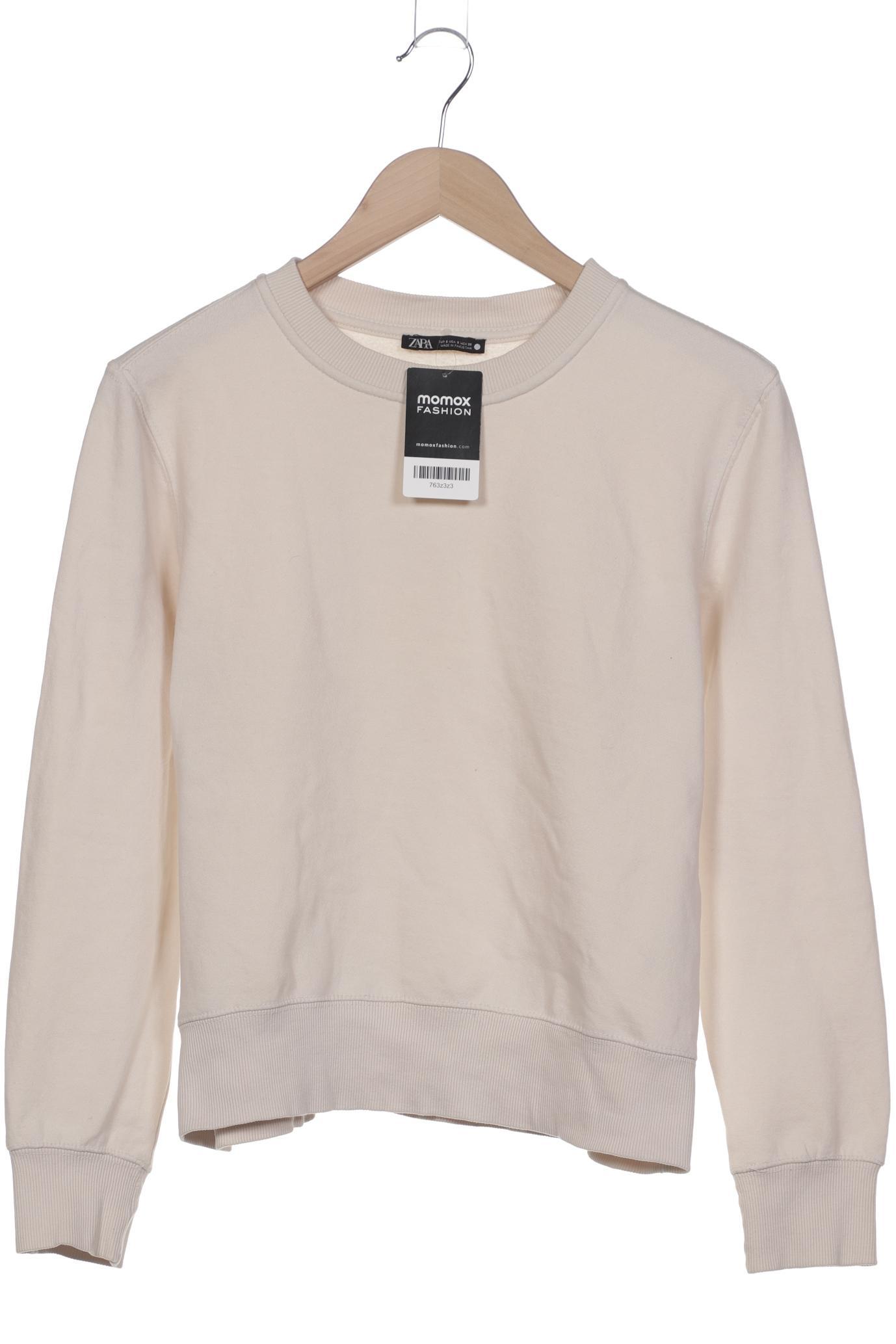 

Zara Damen Sweatshirt, beige, Gr. 36
