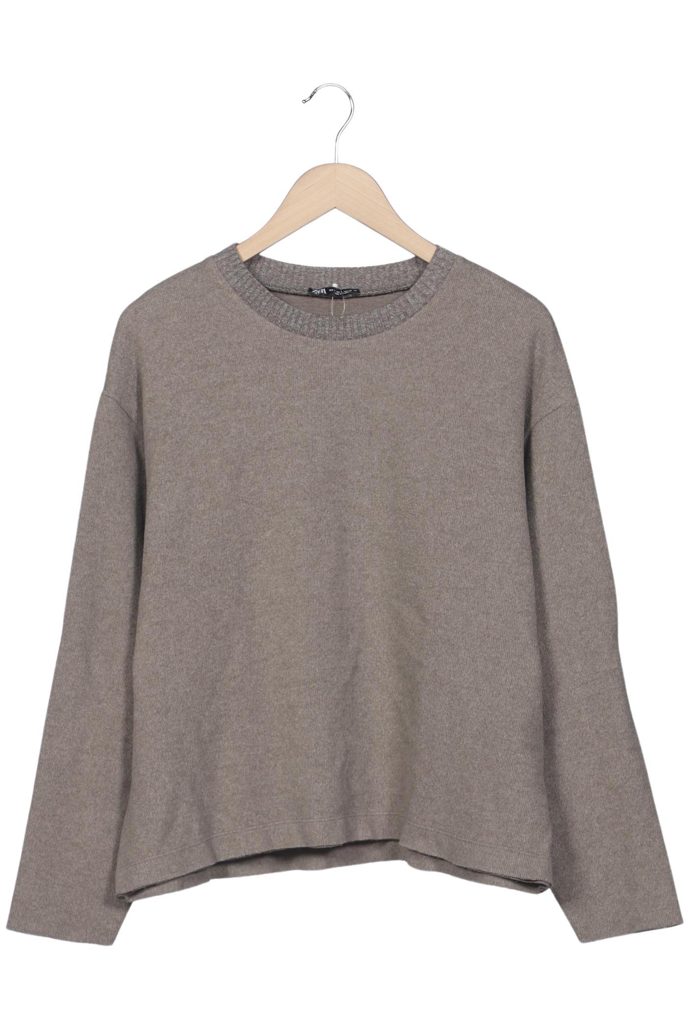 

Zara Damen Sweatshirt, grau, Gr. 42