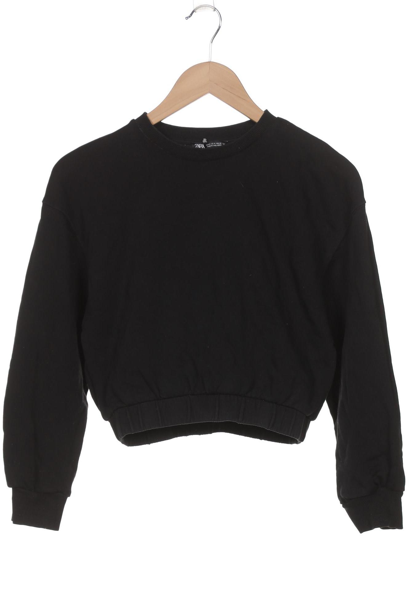 

Zara Damen Sweatshirt, schwarz, Gr. 38