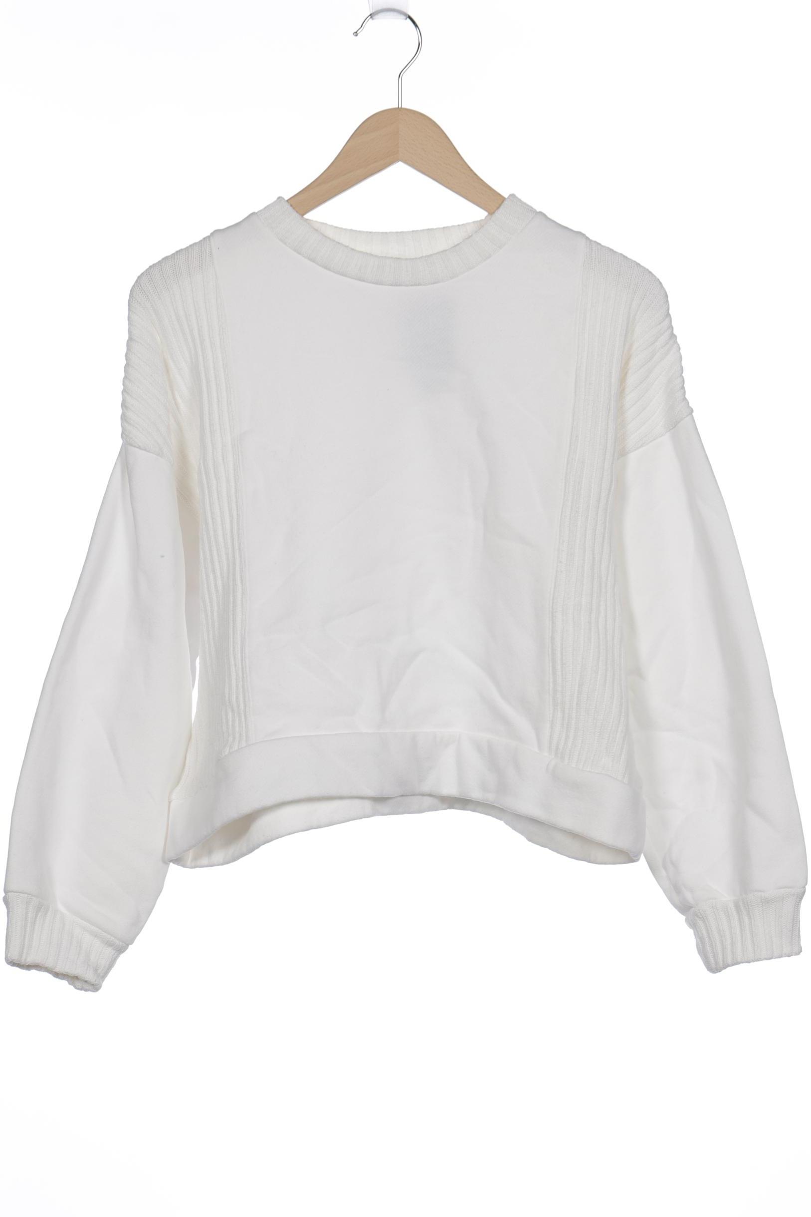 

ZARA Damen Sweatshirt, weiß