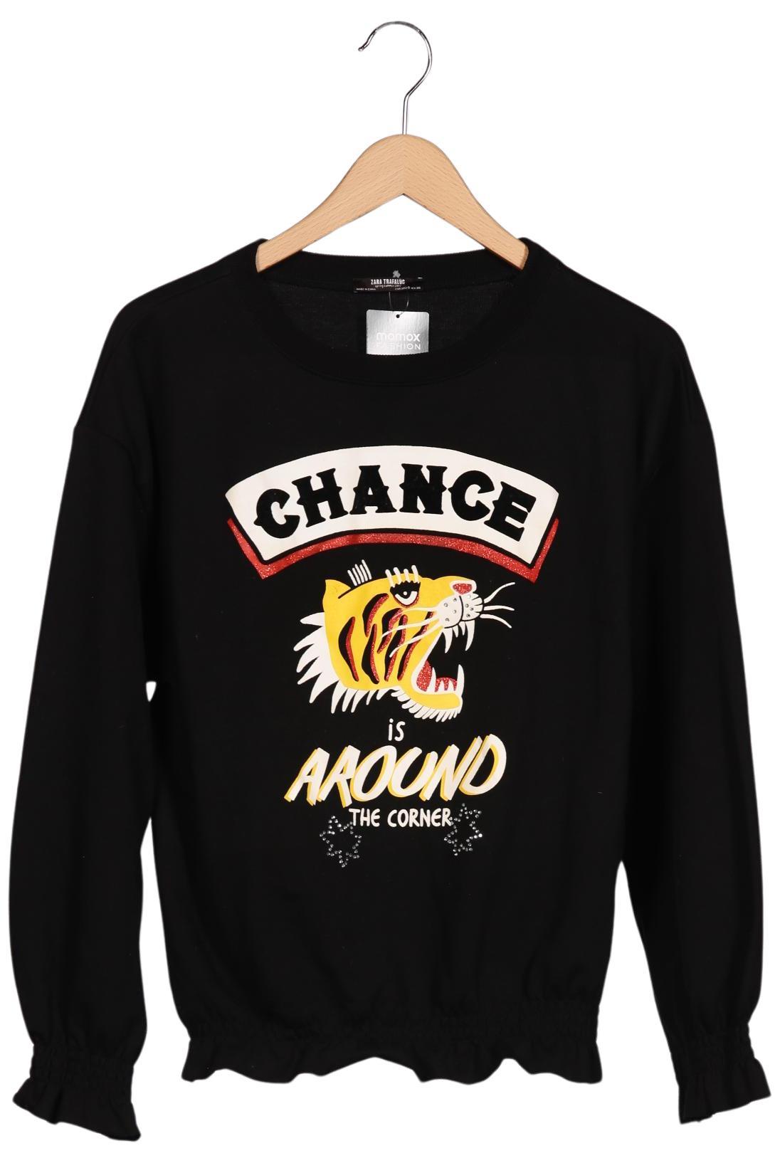 

Zara Damen Sweatshirt, schwarz, Gr. 36