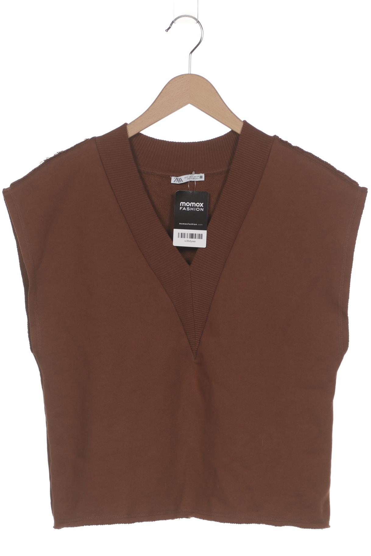 

Zara Damen Sweatshirt, braun, Gr. 36