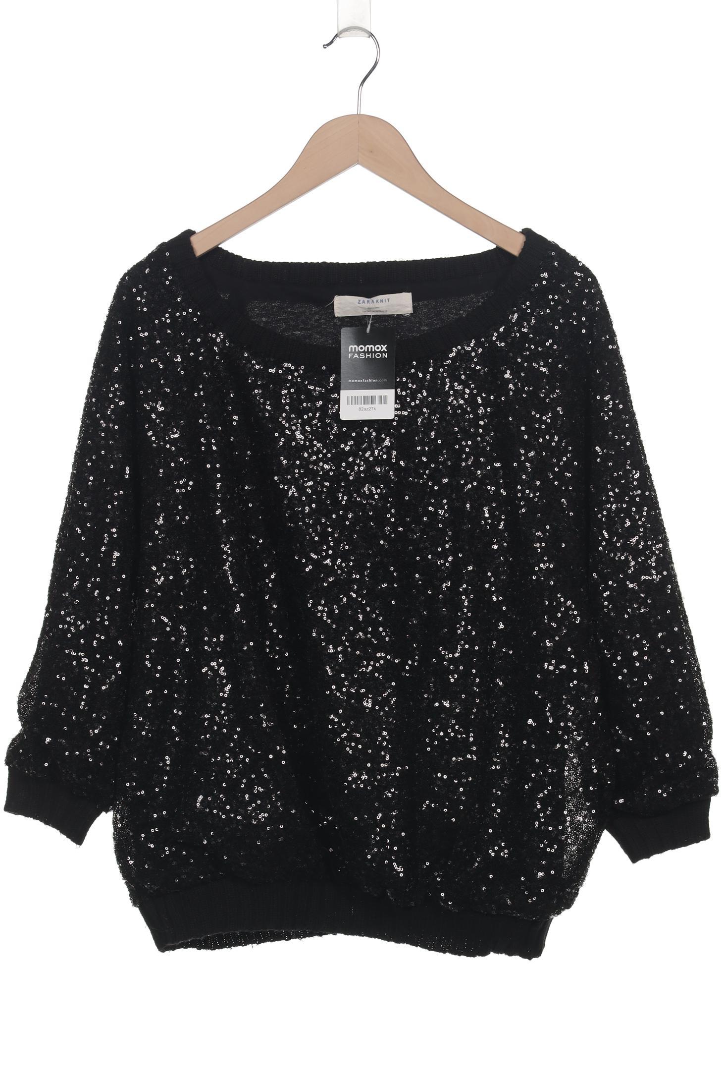 

Zara Damen Sweatshirt, schwarz, Gr. 38