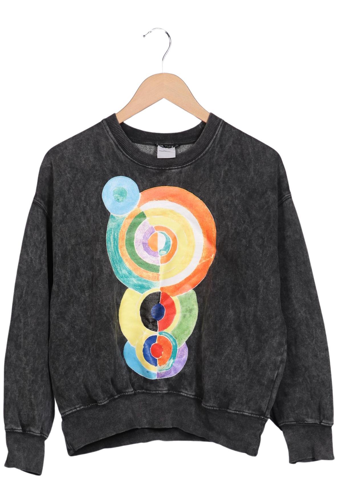 

Zara Damen Sweatshirt, grau, Gr. 36