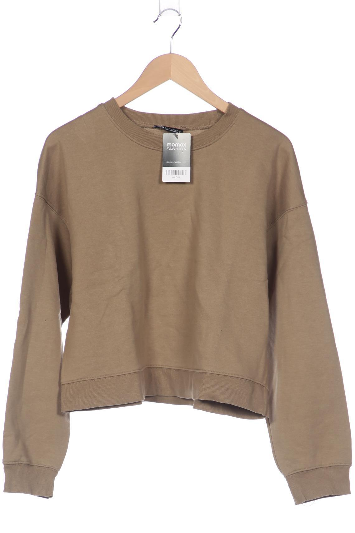 

Zara Damen Sweatshirt, beige, Gr. 42