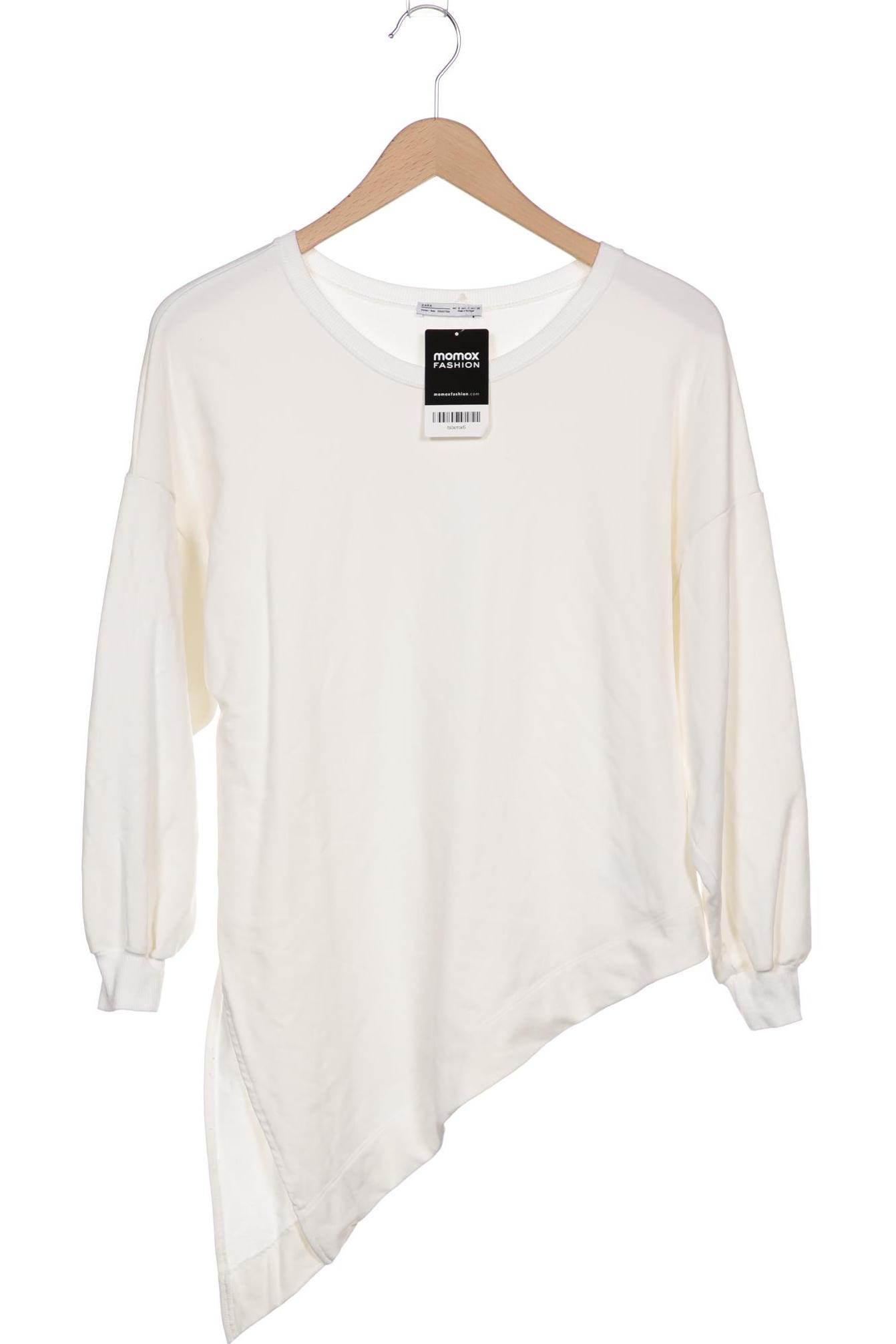 

Zara Damen Sweatshirt, weiß, Gr. 36