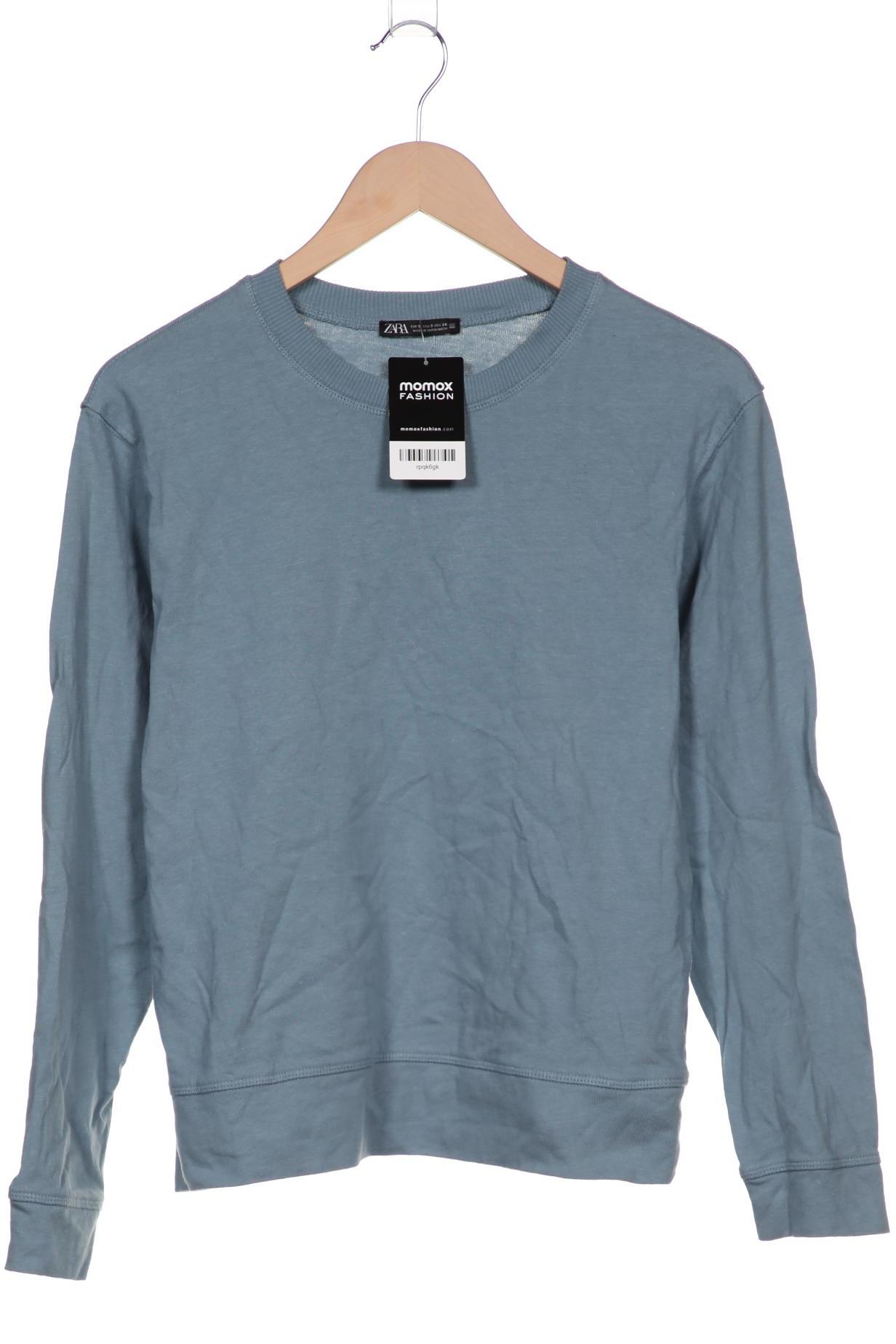 

Zara Damen Sweatshirt, blau, Gr. 36