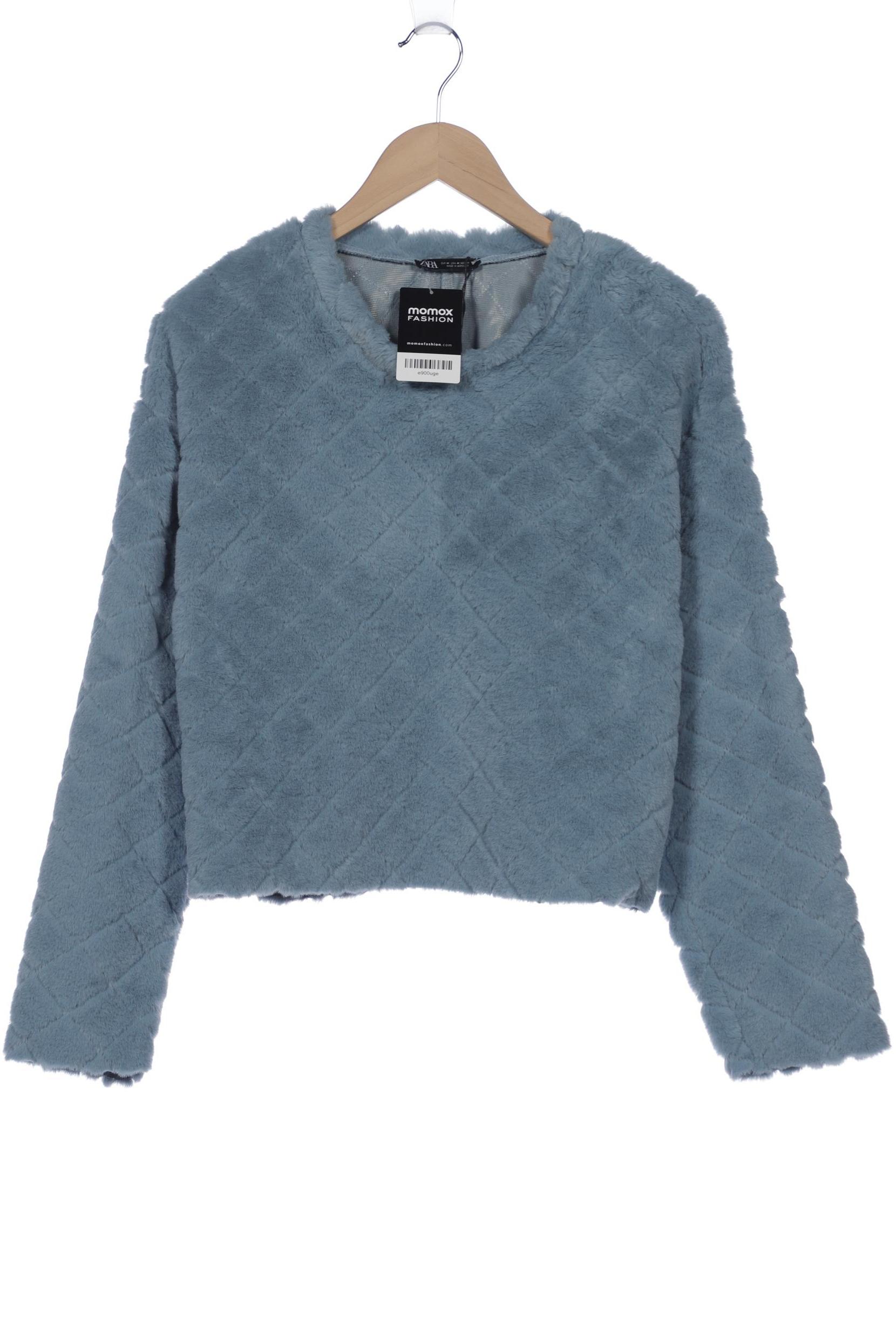 

Zara Damen Sweatshirt, blau, Gr. 38