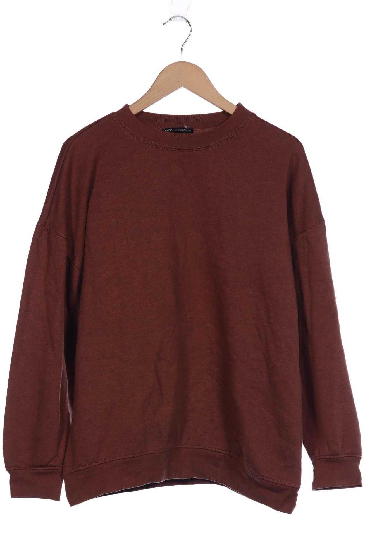 

ZARA Damen Sweatshirt, braun