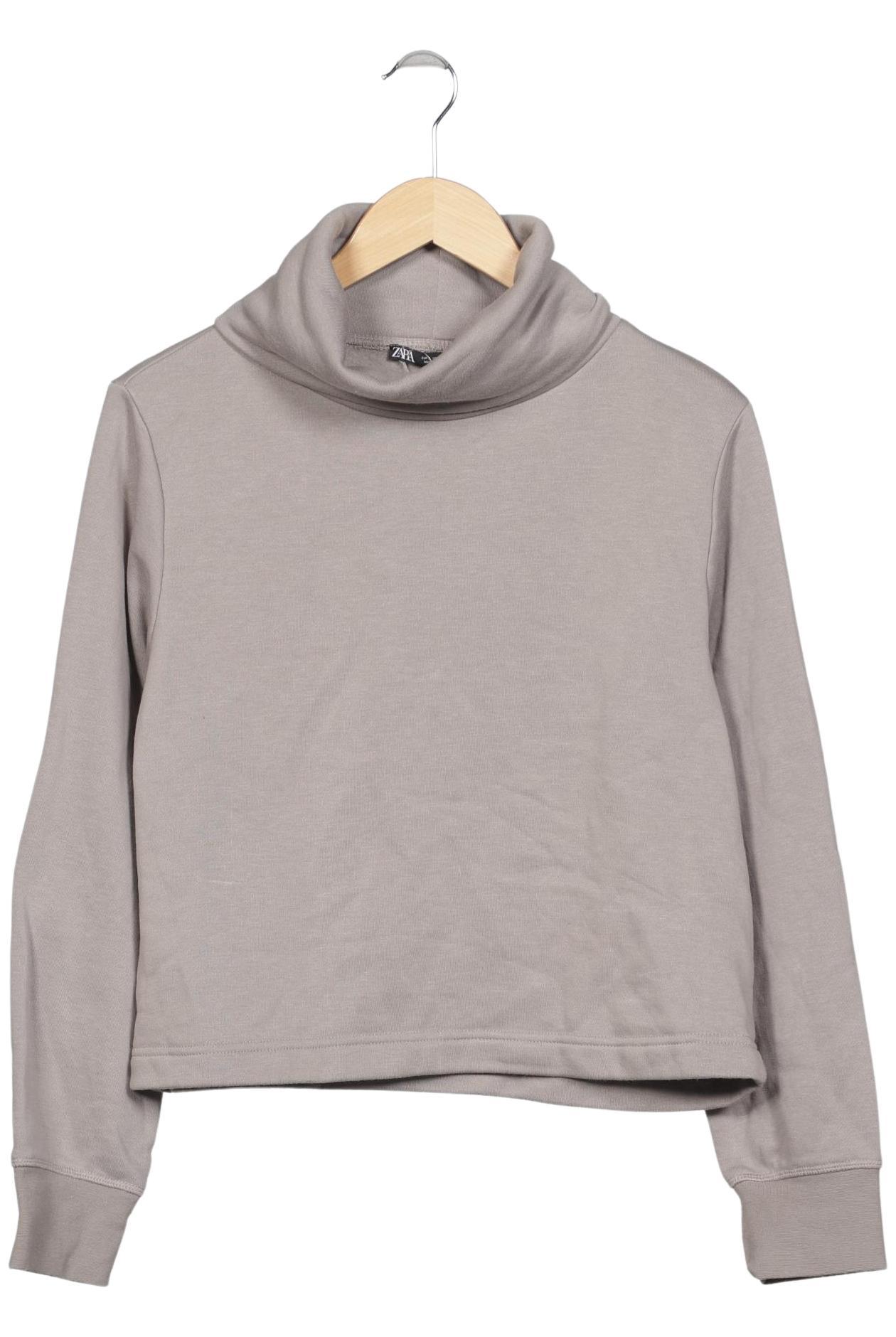 

Zara Damen Sweatshirt, grau, Gr. 36