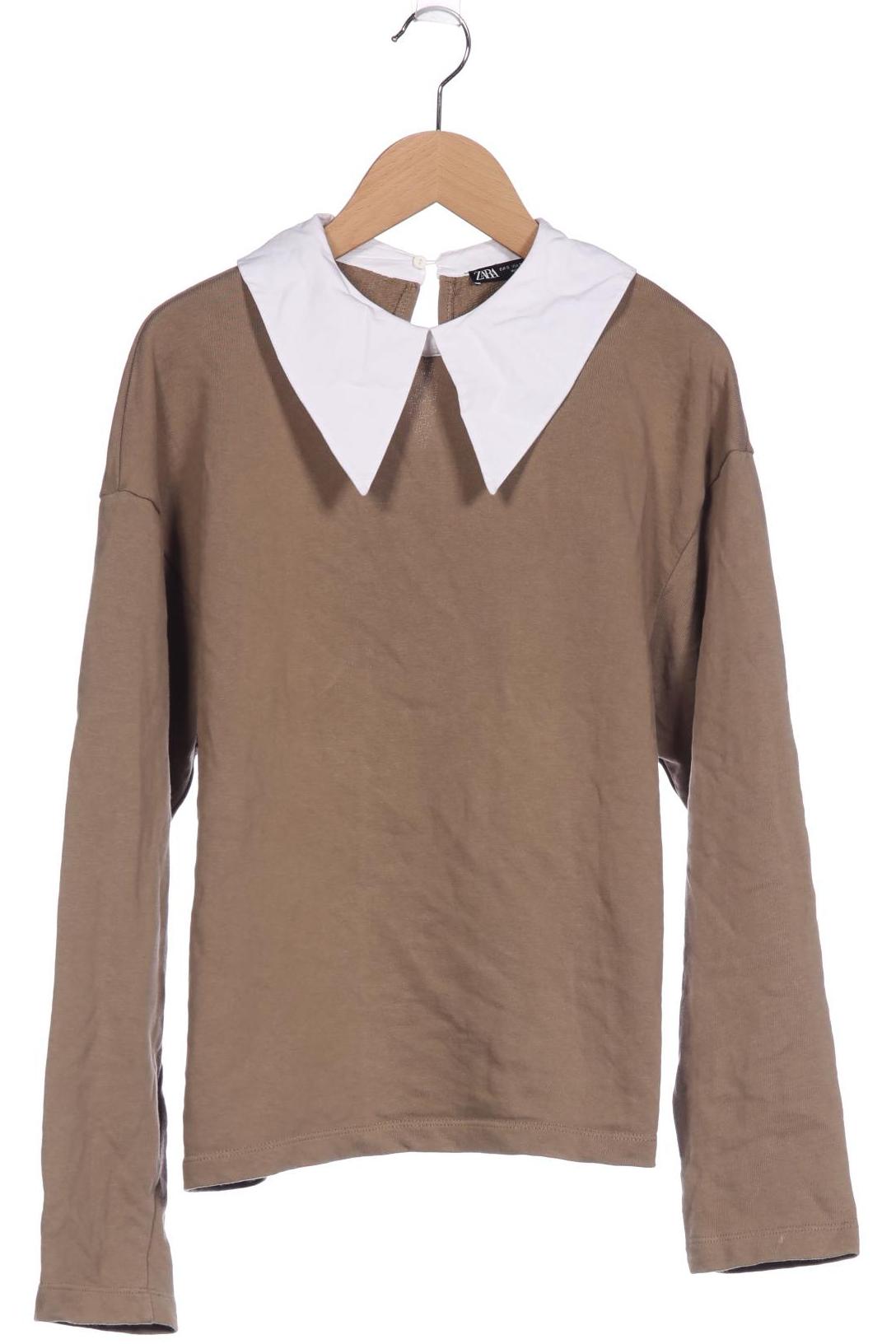 

ZARA Damen Sweatshirt, braun