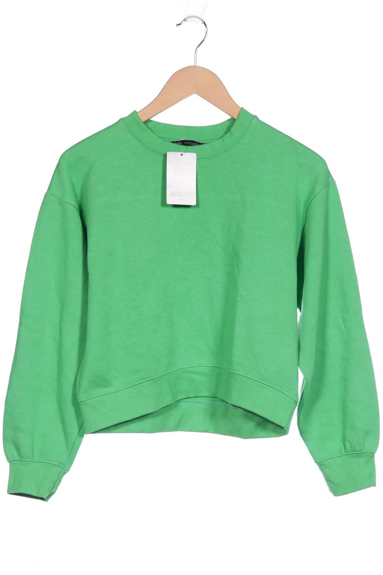 

ZARA Damen Sweatshirt, grün