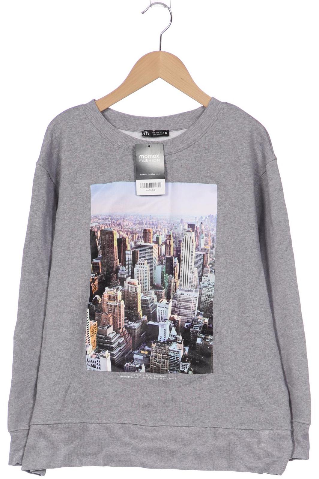 

Zara Damen Sweatshirt, grau, Gr. 36