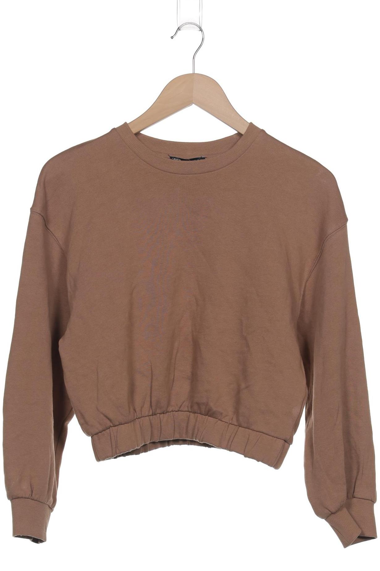 

Zara Damen Sweatshirt, braun, Gr. 38