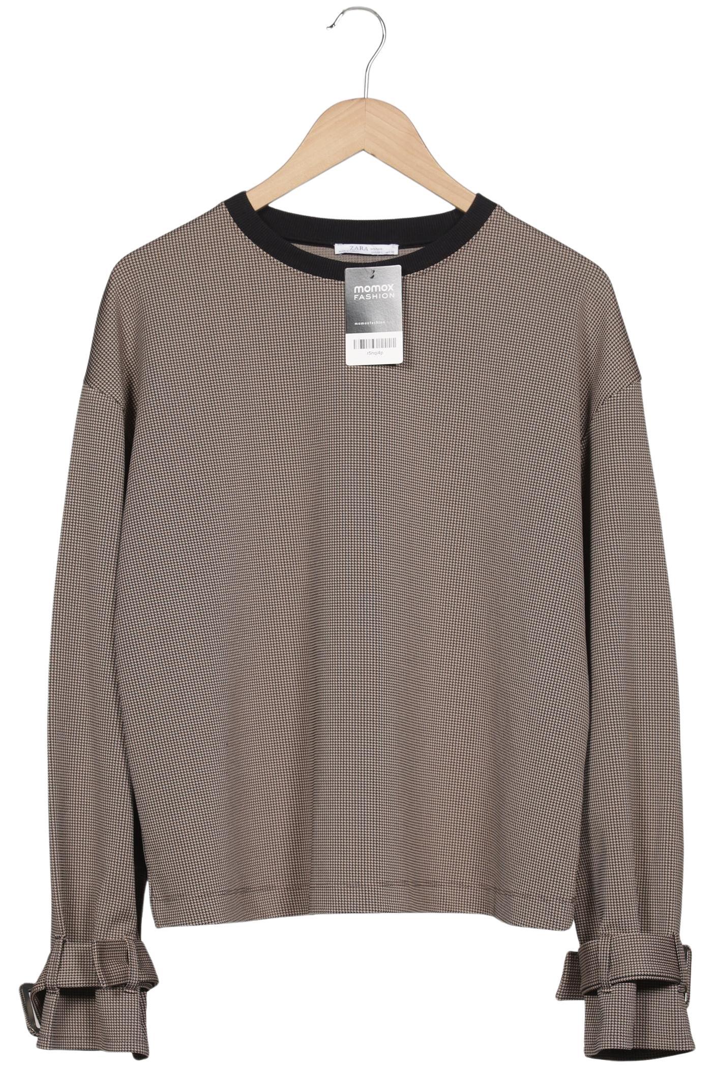 

Zara Damen Sweatshirt, beige, Gr. 42