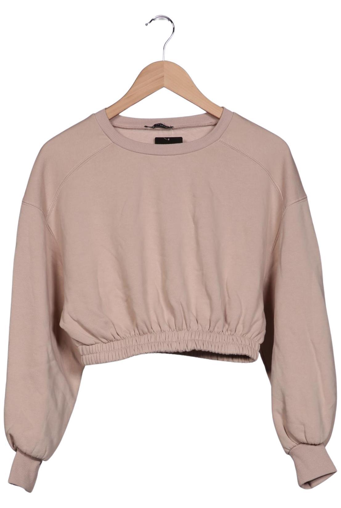 

Zara Damen Sweatshirt, beige, Gr. 38