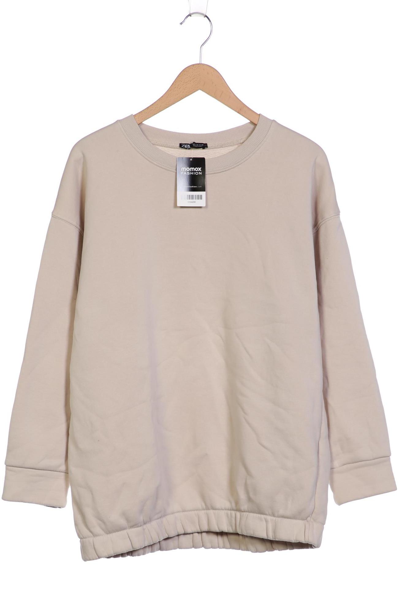

Zara Damen Sweatshirt, beige, Gr. 38