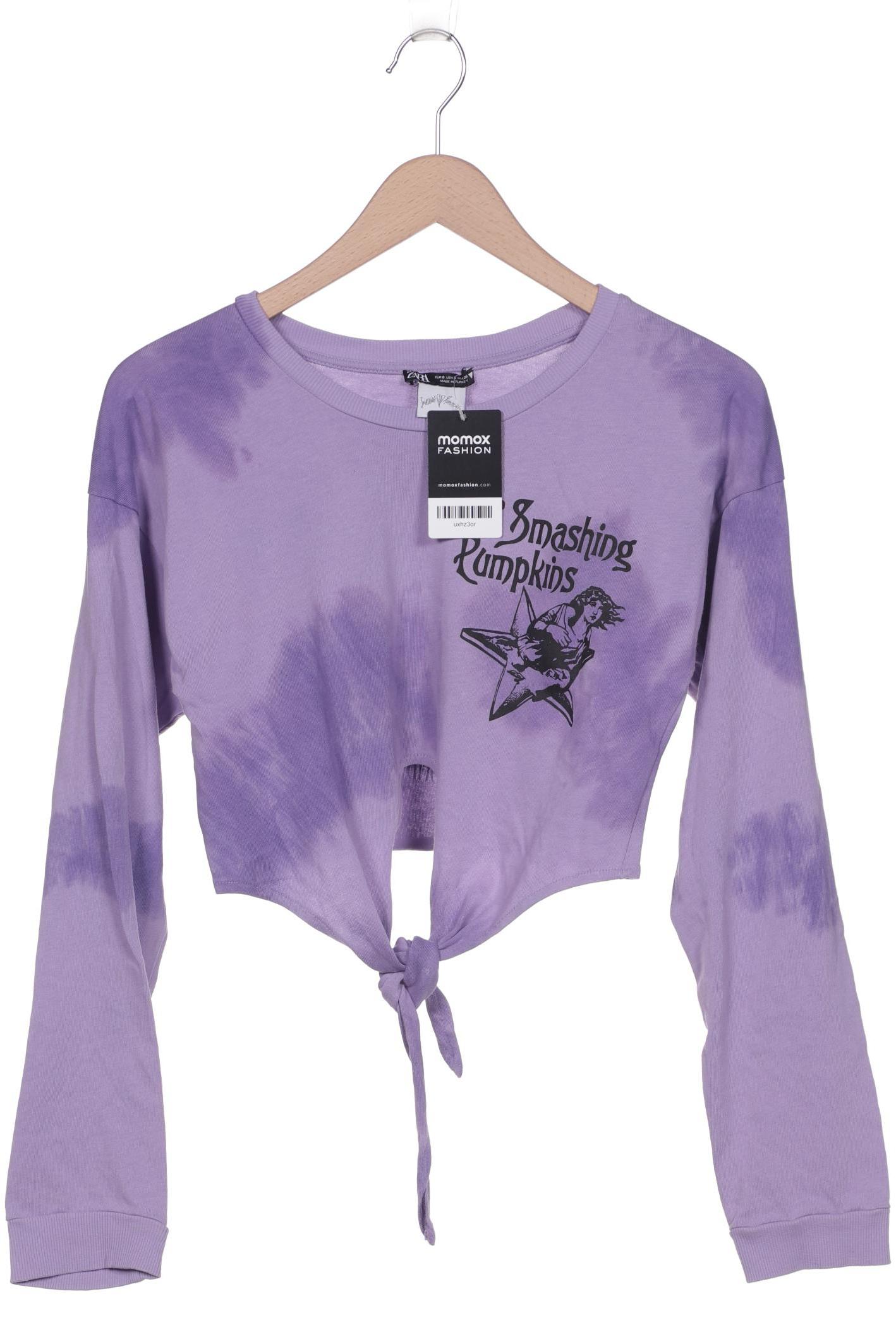 

ZARA Damen Sweatshirt, flieder