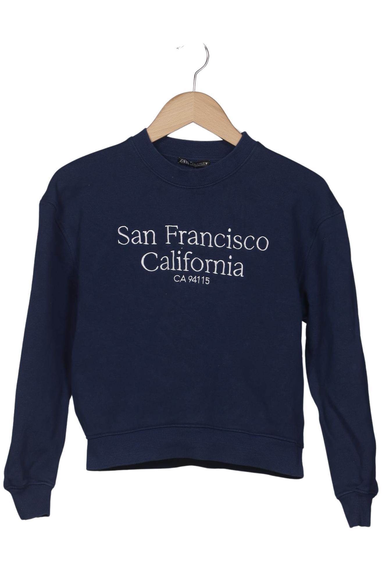 

Zara Damen Sweatshirt, marineblau, Gr. 36