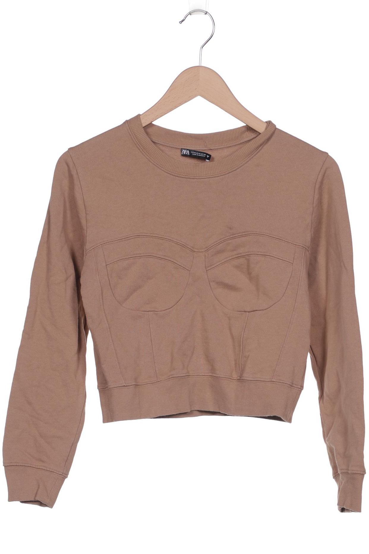 

ZARA Damen Sweatshirt, beige