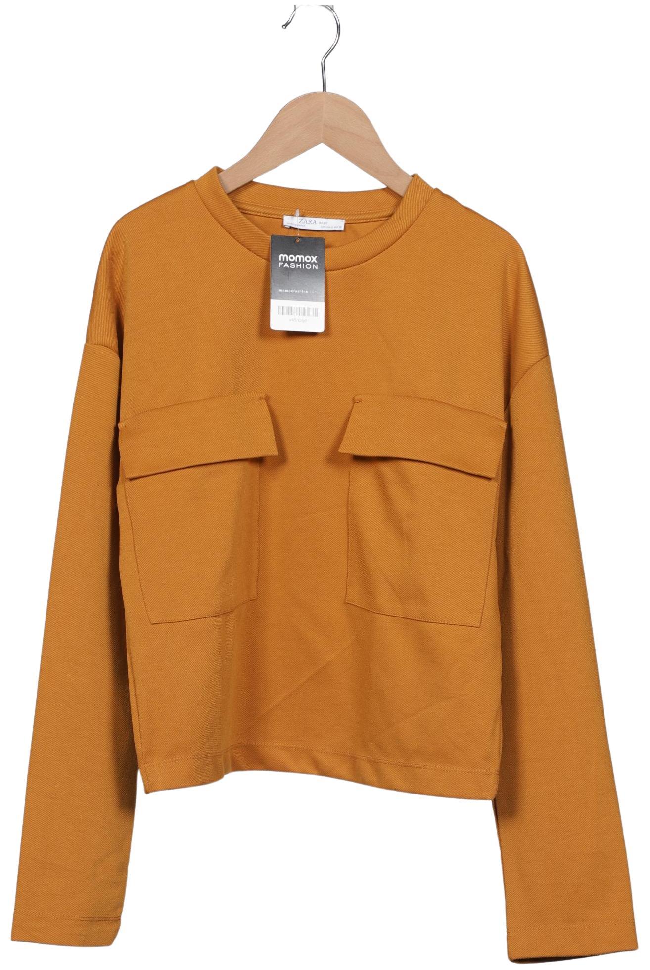 

Zara Damen Sweatshirt, orange, Gr. 36