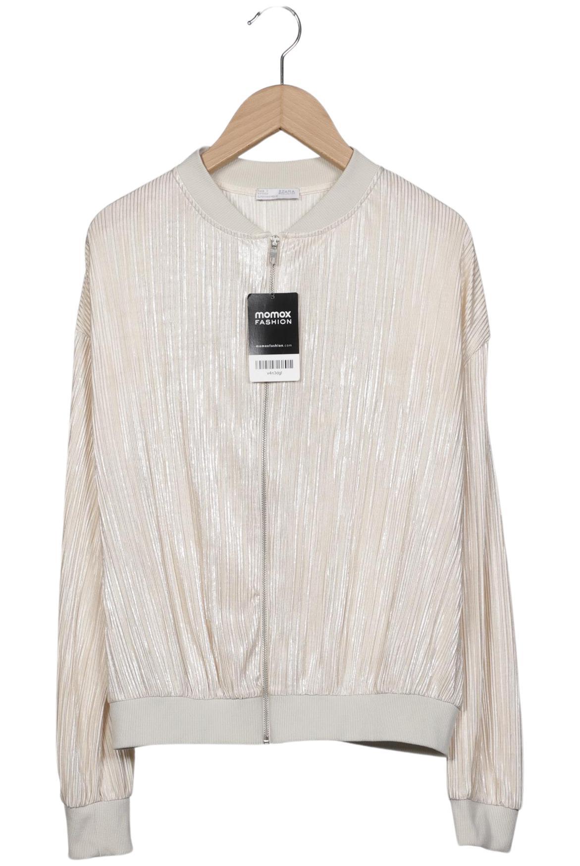 

Zara Damen Sweatshirt, cremeweiß, Gr. 36