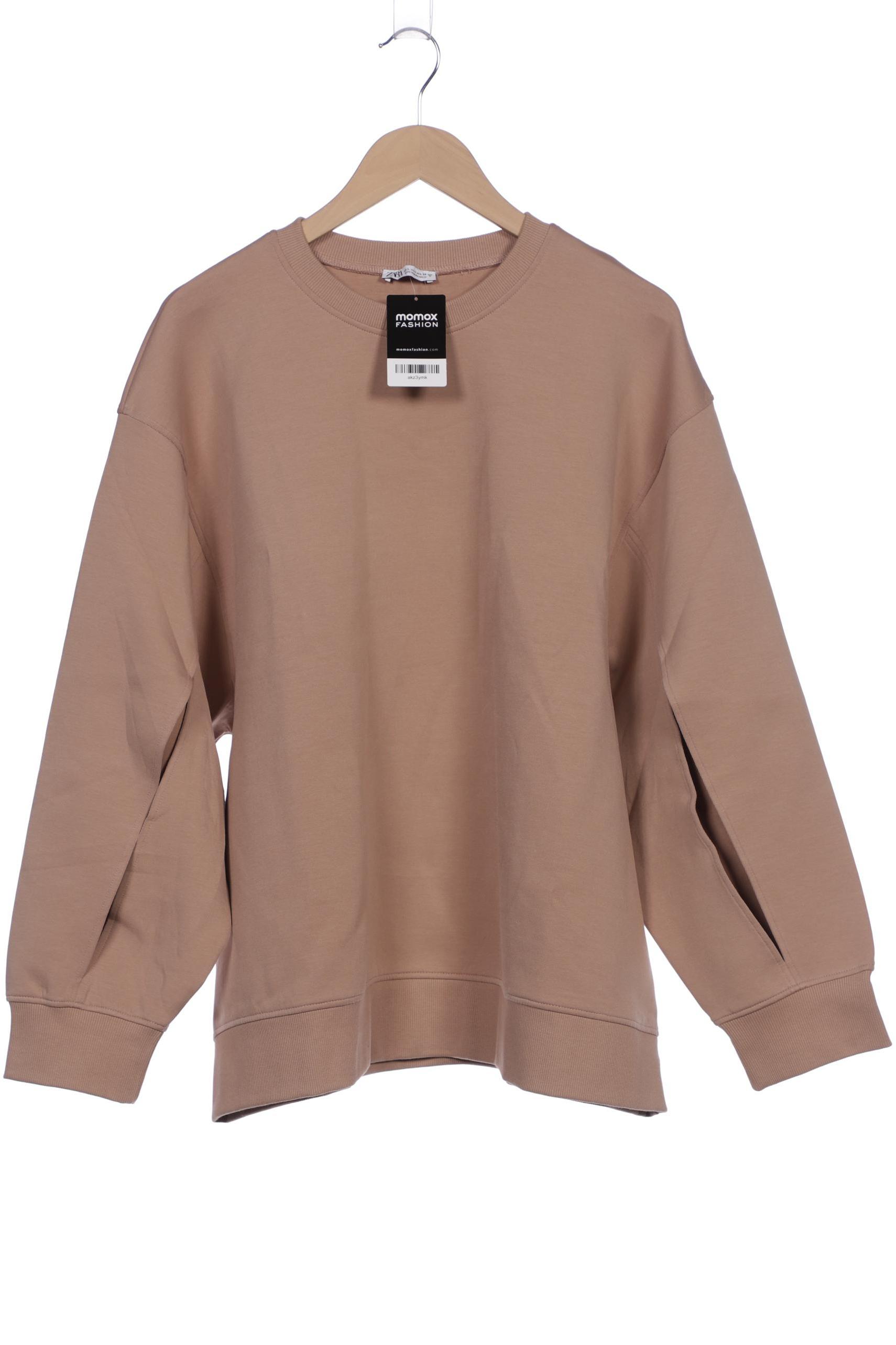 

Zara Damen Sweatshirt, beige, Gr. 42
