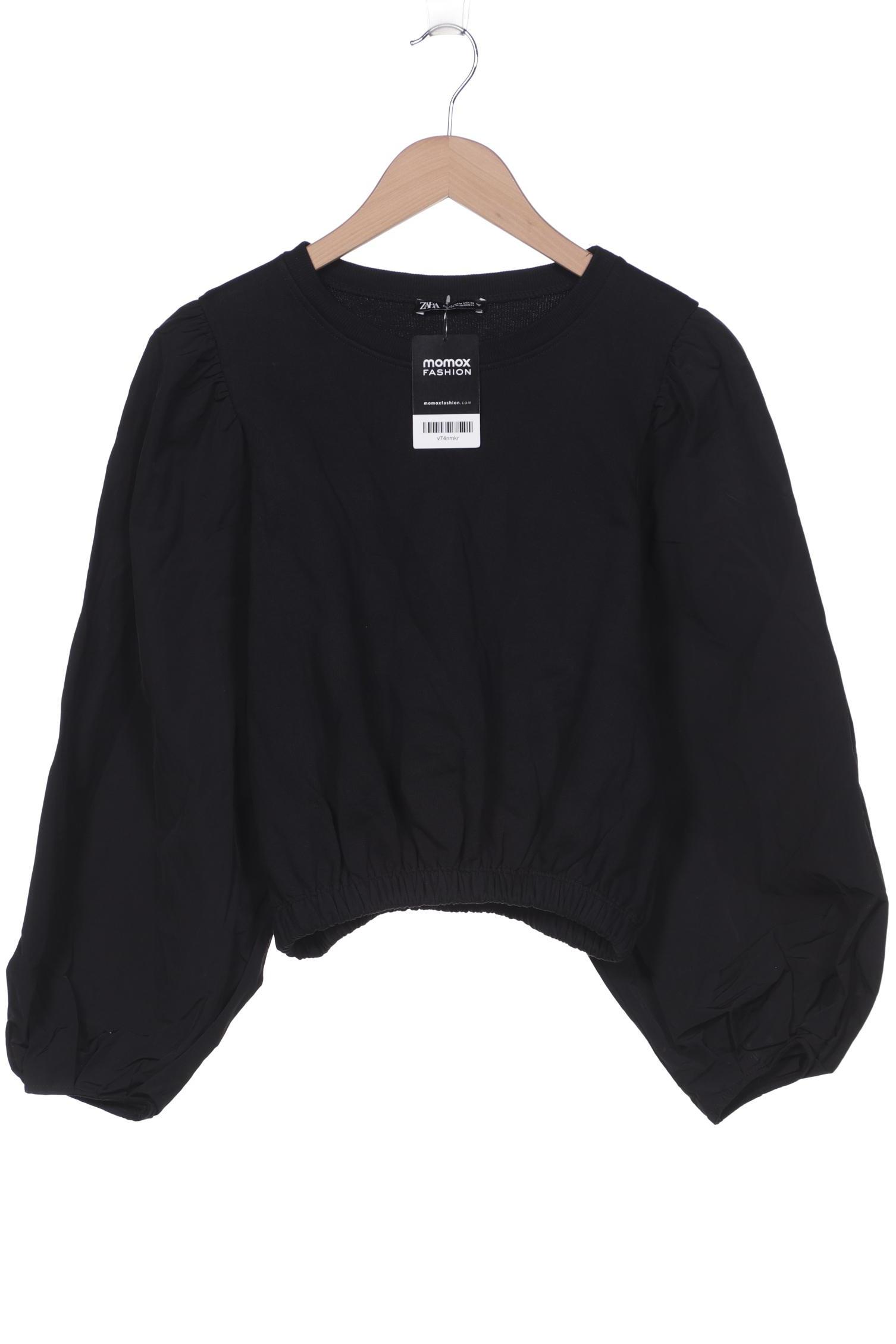 

ZARA Damen Sweatshirt, schwarz