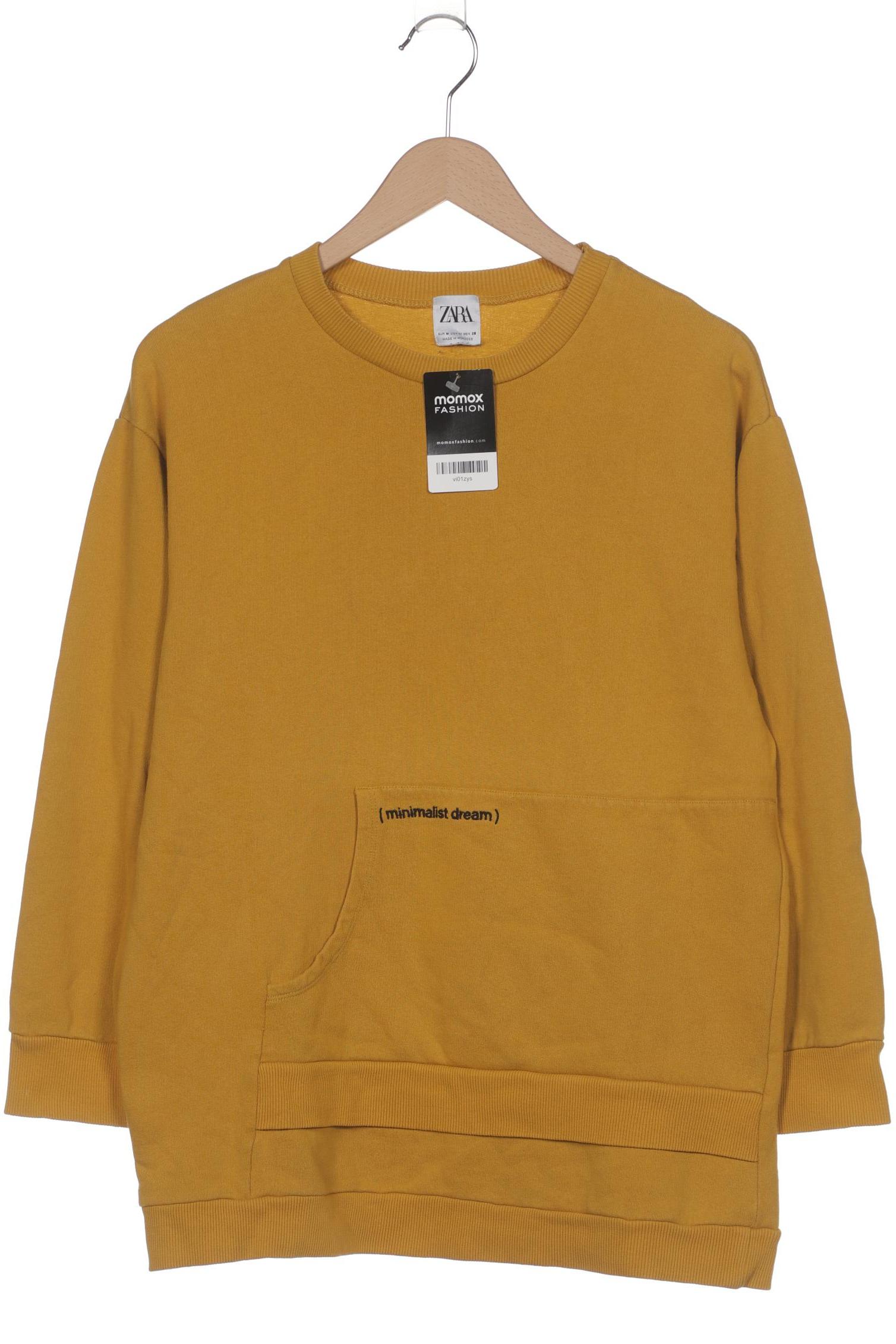 

Zara Damen Sweatshirt, gelb, Gr. 38