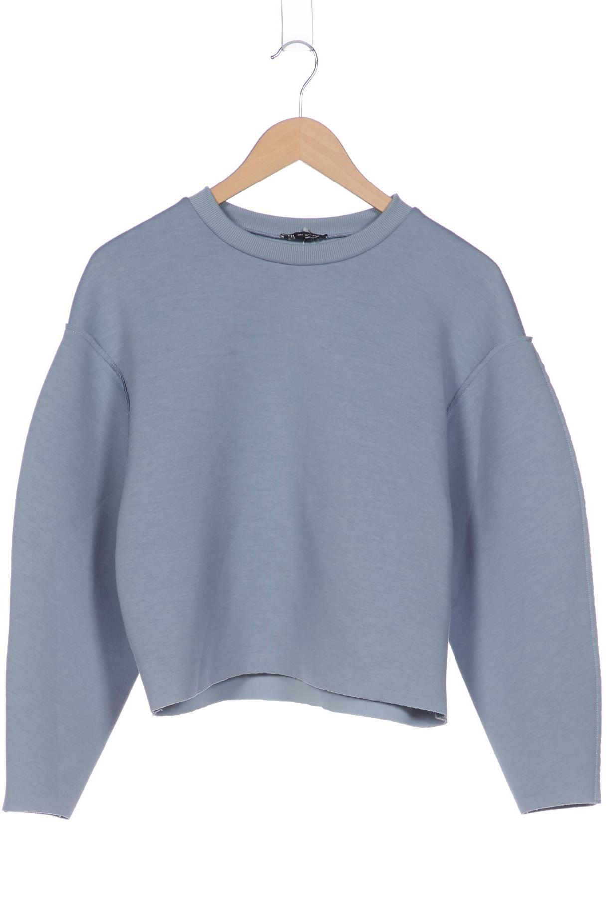 

Zara Damen Sweatshirt, hellblau, Gr. 36